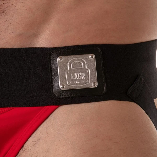 LOCKER GEAR - SOSPENSIONE CON FASCIA IN VITA LARGA ROSSA L
