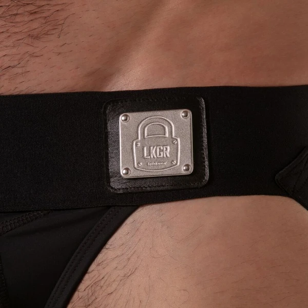 LOCKER GEAR - SOSPENSIONE CON FASCIA IN VITA LARGA NERA XL
