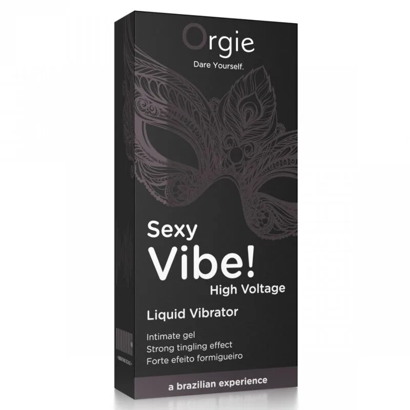 ORGIE - VIBRAZIONI SEXY! VIBRATORE LIQUIDO AD ALTA TENSIONE EXTRA FORTE 15 ML