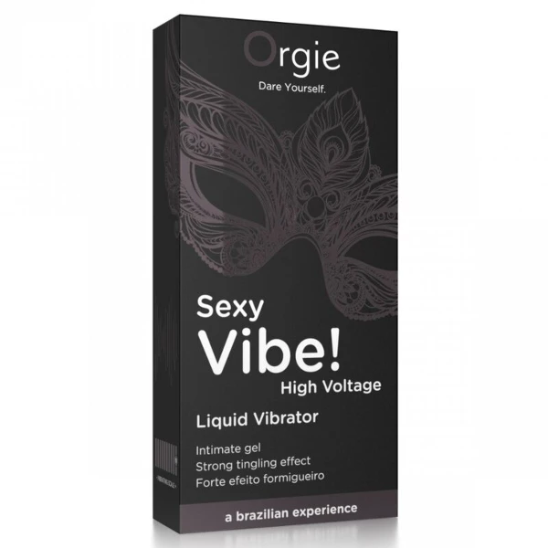 ORGIE - VIBRAZIONI SEXY! VIBRATORE LIQUIDO AD ALTA TENSIONE EXTRA FORTE 15 ML