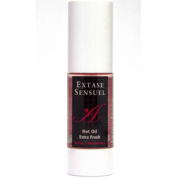 EXTASE SENSUAL - OLIO DA MASSAGGIO CON EFFETTO FRAGOLA EXTRA FRESCO 30 ML