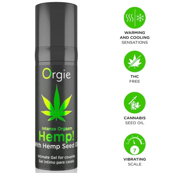 ORGIE - CANAPA! ORGASMO INTENSO SENSAZIONI MULTIPLE GEL INTIMO 15 ML