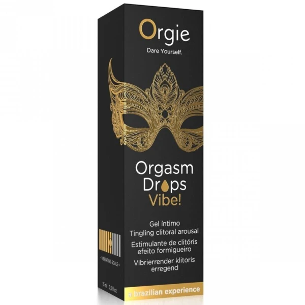 ORGIE - ORGASM DROPS VIBE! VIBRAZIONE CLITORIDEA VIBRANTE 15 ML