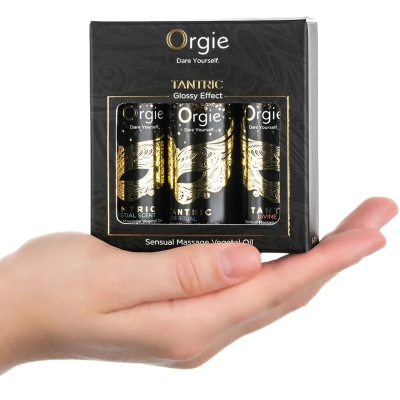 ORGIE - COLLEZIONE TANTRICA MINI FORMATO OLI DA MASSAGGIO SENSUALI 3 X 30 ML