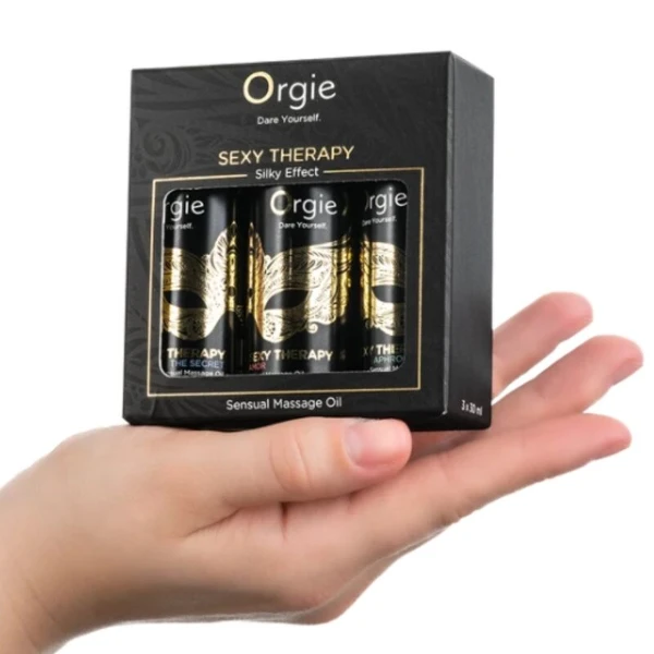 ORGIE - COLLEZIONE MINI FORMATO SEXY THERAPY OLI DA MASSAGGIO SENSUALI 3 X 30 ML