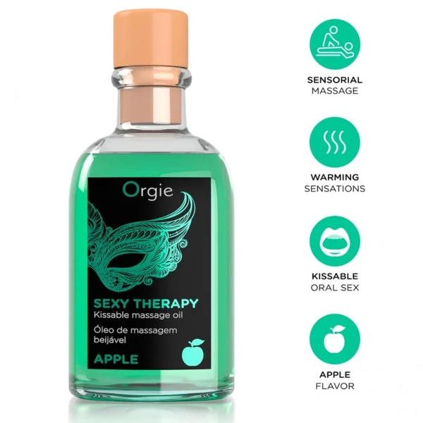ORGIE - MASSAGGIO LABBRA MELA BACIABILE SET MASSAGGIO 100 ML