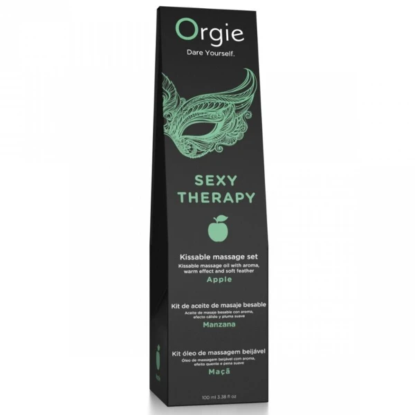 ORGIE - MASSAGGIO LABBRA MELA BACIABILE SET MASSAGGIO 100 ML