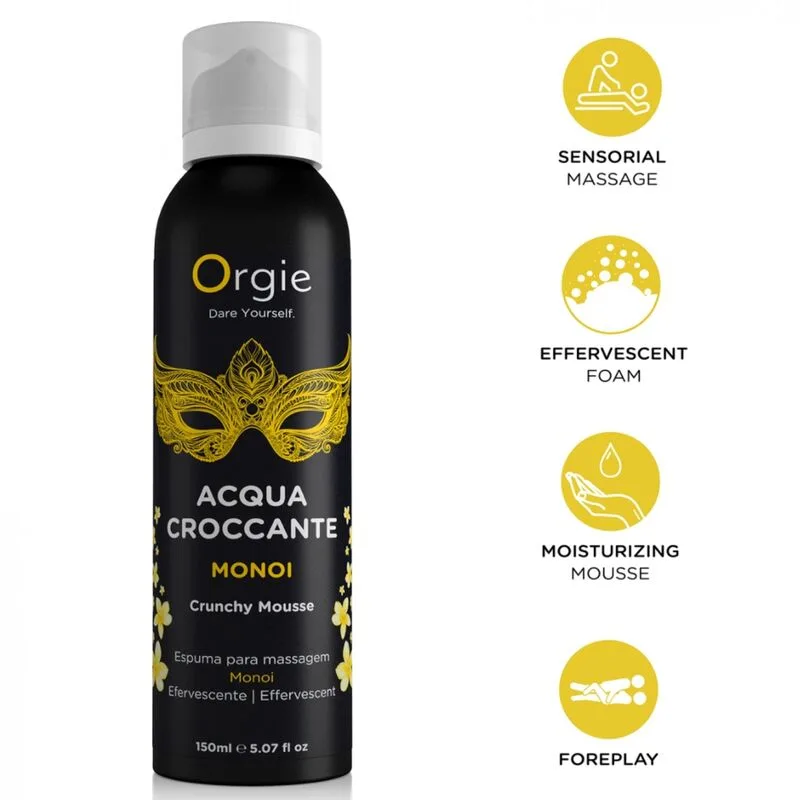 ORGIE - ACQUA CROCCANTE MONOI MOUSSE DA MASSAGGIO CROCCANTE 150 ML