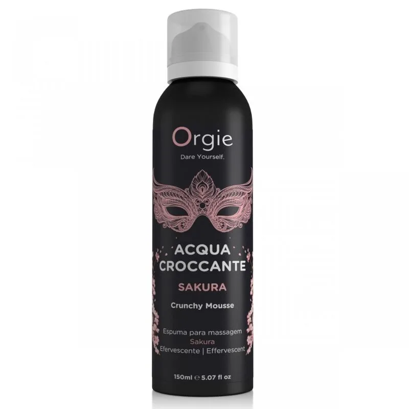 ORGIE - ACQUA CROCCANTE SAKURA MOUSSE DA MASSAGGIO CROCCANTE 150 ML