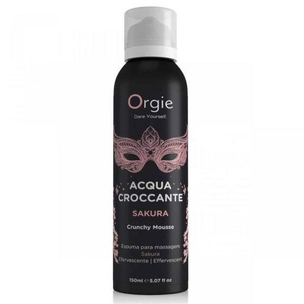 ORGIE - ACQUA CROCCANTE SAKURA MOUSSE DA MASSAGGIO CROCCANTE 150 ML