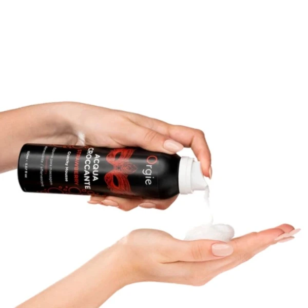 ORGIE - ACQUA CROCCANTE MOUSSE DA MASSAGGIO CROCCANTE ALLA FRAGOLA 150 ML