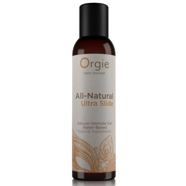 ORGIE - GEL INTIMO ULTRA SLIDE A BASE DE CQUA, COMPLETAMENTE NATURALE, 150 ML