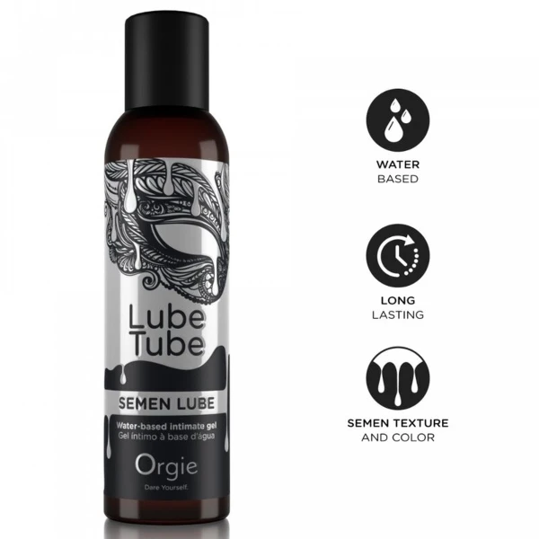 ORGIE - TUBO LUBRIFICANTE SEMEN LUBRIFICANTE GEL INTIMO A BASE DE ACQUA 150 ML
