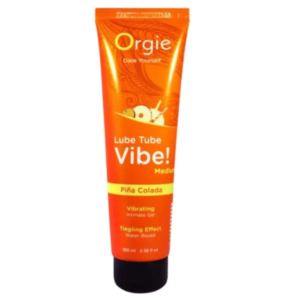 ORGIE - LUBE TUBE VIBE! PIÑA COLADA KISSABLE GEL INTIMO FORMULO MEDIO 100 ML