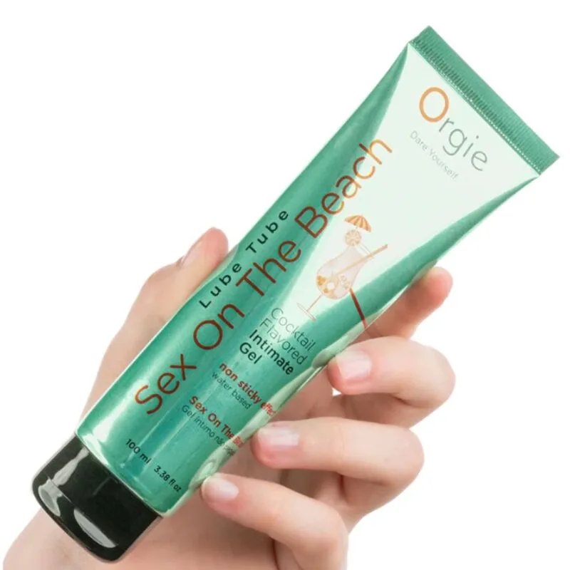 ORGIE - TUBO LUBRIFICANTE COCKTAIL SESSO IN SPIAGGIA GEL INTIMO BACIABILE A BASE DE ACQUA 100 ML