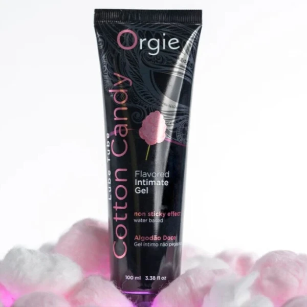 ORGIE - LUBRICANTE GEL ÍNTIMO BESABLE BASE AGUA ALGODÓN DE AZÚCAR  100 ML
