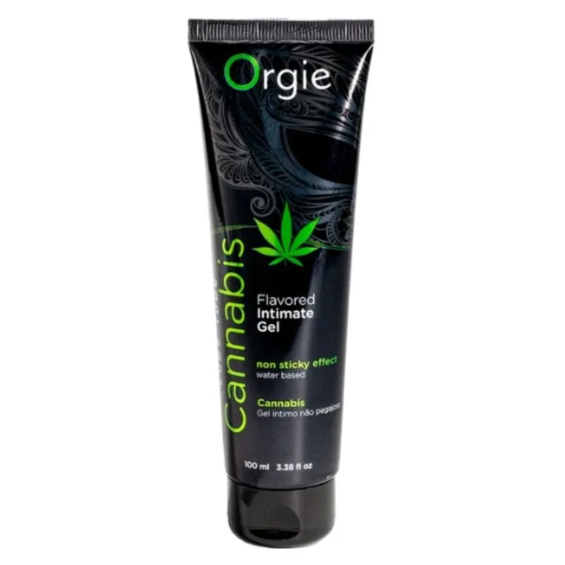 ORGIE - TUBO LUBRIFICANTE ALLA CANNABIS GEL INTIMO A BASE DE ACQUA BACIABILE 100 ML