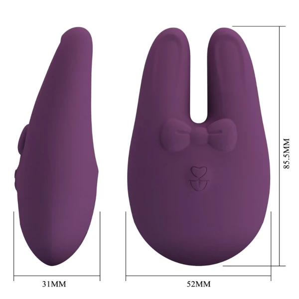 ROMANCE - STIMOLATORE ESTERNO BUNNY CON 7 MODALITÀ DI VIBRAZIONE
