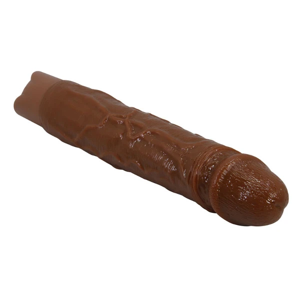 PRETTY LOVE - KESSLER DILDO VIBRANTE REALISTICO CON 10 MODALITÀ DI VIBRAZIONE E 10 ROTAZIONI, 22 CM, MARRONE