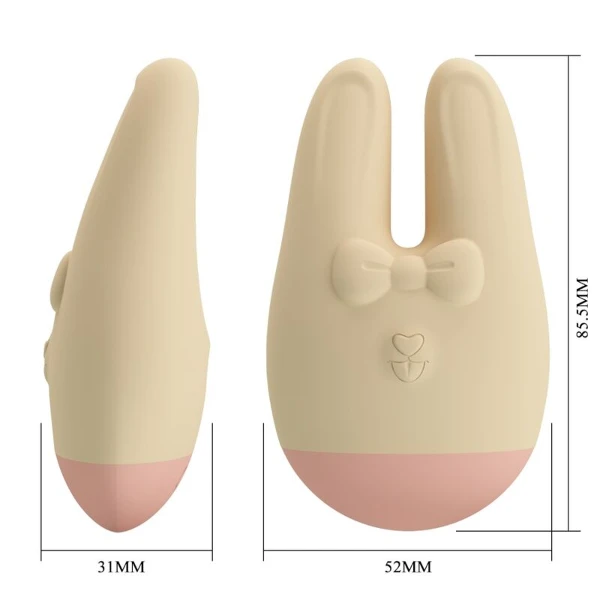 ROMANCE - STIMOLATORE ESTERNO BUNNY CON 7 MODALITÀ DI VIBRAZIONE