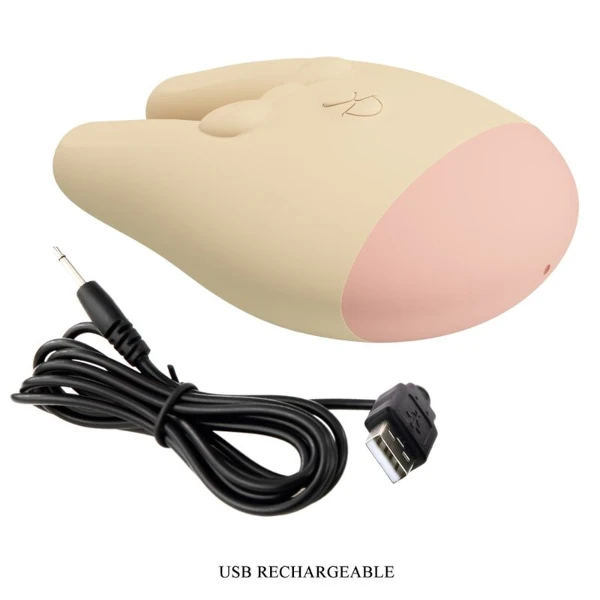 ROMANCE - STIMOLATORE ESTERNO BUNNY CON 7 MODALITÀ DI VIBRAZIONE