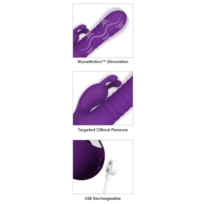 FANTASY FOR HER - FANTASY WAVE WAVEMOTION VIBRATORE RICARICABILE VIOLA