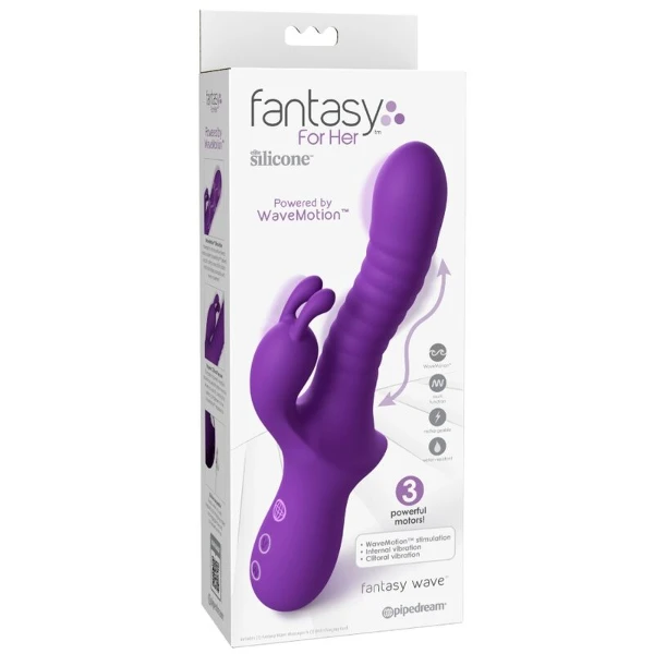 FANTASY FOR HER - FANTASY WAVE WAVEMOTION VIBRATORE RICARICABILE VIOLA