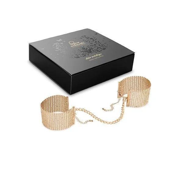 BIJOUX INDISCRETS - DÃSIR MÃTALLIQUE ESPOSAS MALLA METALICA DORADA