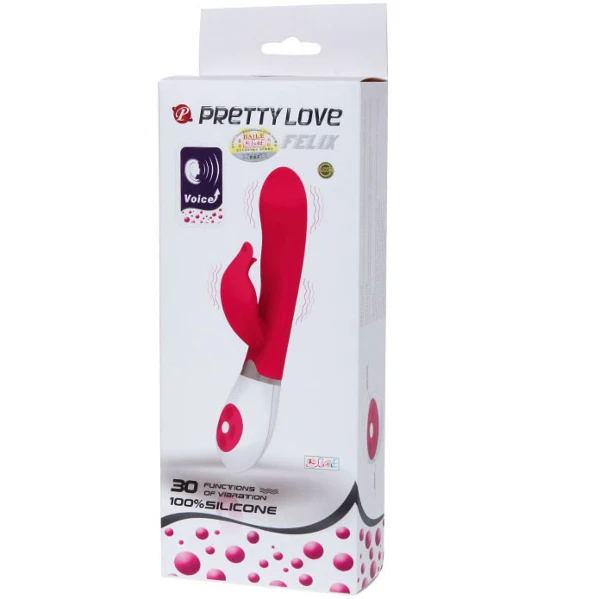 PRETTY LOVE - FLIRTATION FELIX CON VIBRACIÓN POR VOZ
