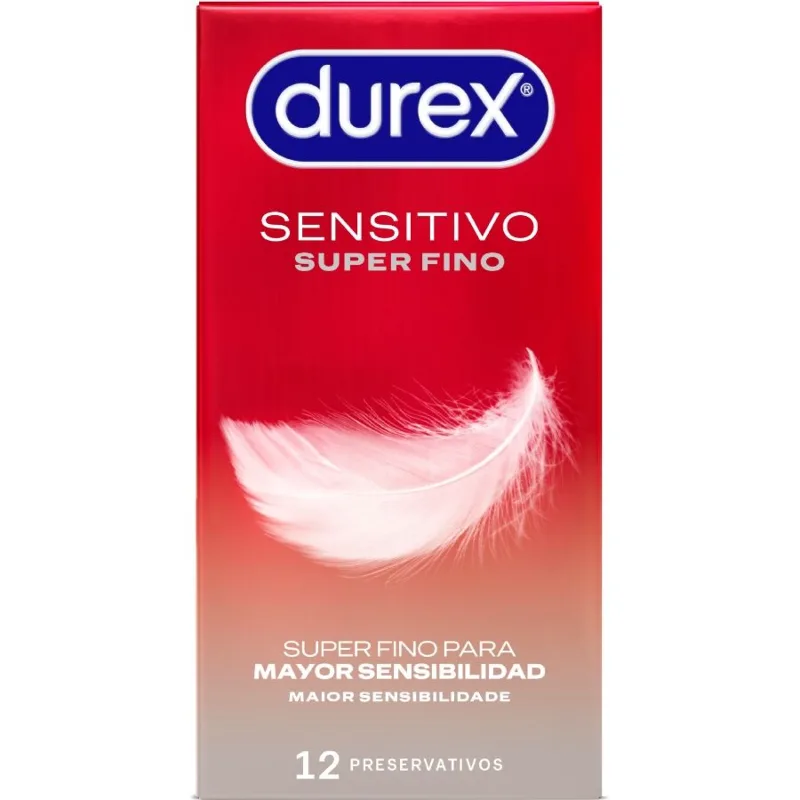 DUREX - SENSITIVO SÚPER FINO 12 UNIDADES